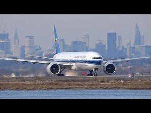 BIG Planes Taking Off From JFK Airport New York MD-11, A380, A340, B777, A330