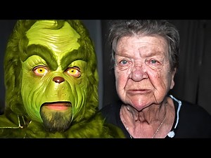 GRINCH PRANK ON ANGRY GRANDMA!
