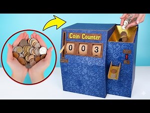 📦✨ ダンボール工作！コインを数えるおもしろマシンを作ろう 💰🎨