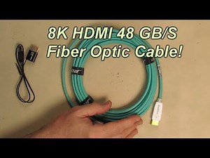 BEST 8K HDMI Fiber Optic Cable RUIPRO HDMI 2.1 48Gbps 8K@60Hz 4K@120Hz REVIEW