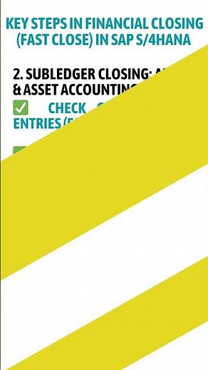 Financial Closing in SAP S/4HANA (Fast Close) – A Complete Guide #shorts #ytshorts #saps4hana