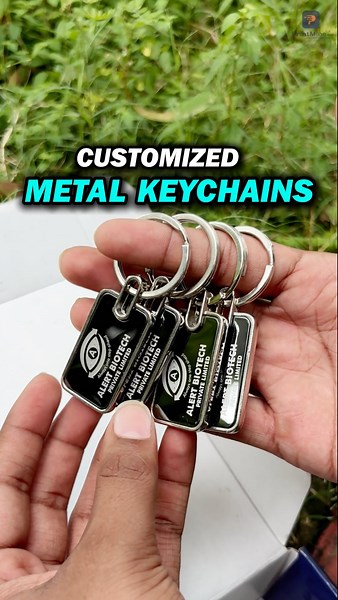 🔑 Premium Metal Keychains with Your Logo! ✔️ 45000 clients already using them ✔️ Custom engraved with your company name/logo ✔️ Perfect for client gifting, events & branding 📦 MOQ 10 pcs | 🚚 Delivery across India 📥 Order today & give a gift that keeps your brand visible! | PrintMine