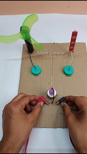 Diy science project for class 7th students #reels #scienceproject #viral #shorts #youtube #instagram #facebook #dcmotor #alonecreator | Çrx Salman
