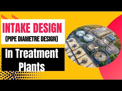 Intake Design | create a successful intake process | Water Treatment #solution #tutorial #maths