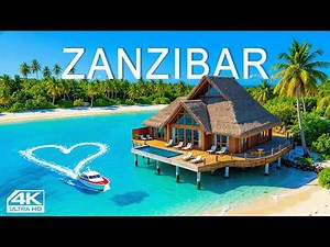 [4K] Zanzibar 🇹🇿 Indian Ocean | Crystal Beaches & Tropical Paradise 🌊