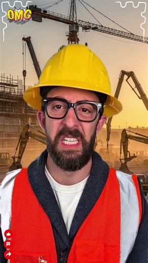 Excavator Nightmare Caught On Camera 🚜😂 #shorts #constructionfails #funnyvideos