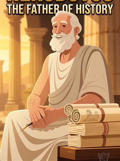HERODOTUS | THE MAN WHO RECORDED ANCIENT HISTORY Long before modern historians existed, Herodotus set out to record the stories of the ancient world. Traveling across regions from Greece to Egypt and Persia, he documented cultures, traditions, and the famous Greco-Persian Wars. His work, Histories, preserved valuable accounts of ancient civilizations. Today, his writings remain one of the most important sources for understanding the ancient world. #herodotus #ancienthistory #historyshorts #ancie
