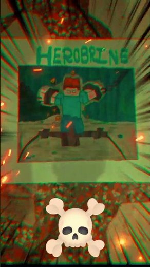 drawing of herobrine #minecraft#herobrine