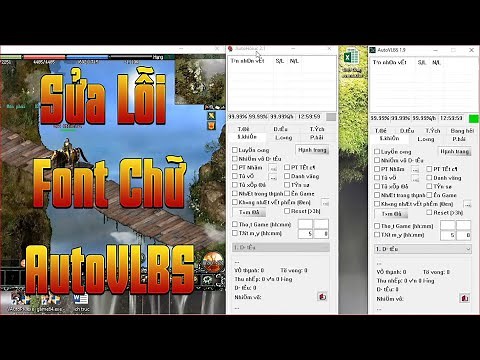 How to Fix Font Errors Auto VLBS 1.3 AutoVLBS 1.9 and Auto Memory Game Vo Lam Truyen Ky 1