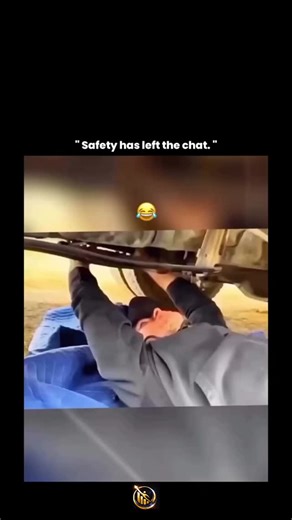 RisePreneur on Instagram: "This video shows a situation that looks funny on the surface but actually highlights a very real and dangerous misconception about vehicle maintenance. Working underneath a car without proper safety equipment—like jack stands, wheel chocks, or a hydraulic lift—puts a person at extreme risk. A car can weigh anywhere between 1,000 to 2,000+ kilograms, and relying only on a jack or makeshift support is one of the leading causes of fatal garage accidents worldwide. Jacks a