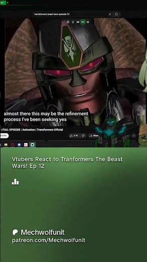Vtubers React to Transformers Beast Wars Ep 12