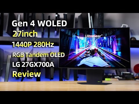LG 4th Gen RGB Tandem OLED 27inch 2K 280Hz LG 27GX700A Gaming Monitor Review