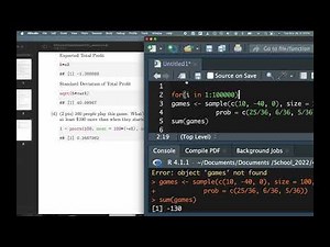 Using R to Estimate Probability Through Simulation