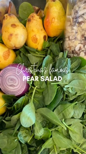 Sweet pears. Tangy feta. Crunchy seeds. This spinach salad is fall in a bowl 🍐✨ Tossed in raspberry vinaigrette and ready in minutes with the Saladmaster machine. Here’s what you need: 🥬 bunch of spinach 🧅 ½ red onion, #4 cone 🍐 2–3 pears, #4 cone 🧀 1 cup feta, #3 cone 🌰 ¼ cup nuts or seeds 🍓 2–3 tbsp. raspberry vinaigrette So fresh, so pretty—and yes, it’s just as tasty as it looks. . . . . #LifeChangingDinners #FallSalad #SaladmasterRecipes #QuickHealthyMeals #SpinachSalad #EasyDinnerId