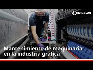 Mantenimiento de maquinaria en la industria gráfica