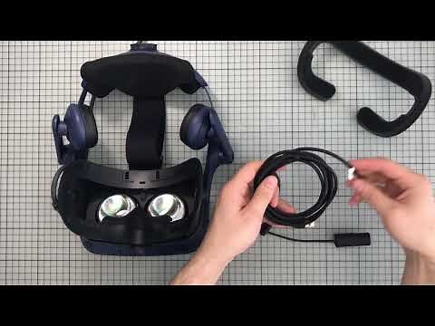 Pupil + HTC Vive PRO eye-tracking add-on assembly guide