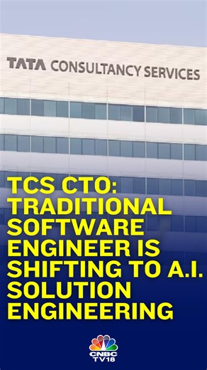 38K views · 96 reactions | “Role of people is going to fundamentally change from doers of work to sort of trainers and interrogators of machines, and reviewers of work done by machines and owners of critical thinking and creativity” says TCS CTO Dr Harrick Vin, adding the role of traditional software engineer is rapidly getting shifted into AI solution engineering. #WATCH | CNBC-TV18 | Facebook