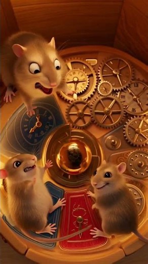 Adorable rats conquer puzzle box for epic treat win! 🐀✨ #CuteRats #FunnyAnimals