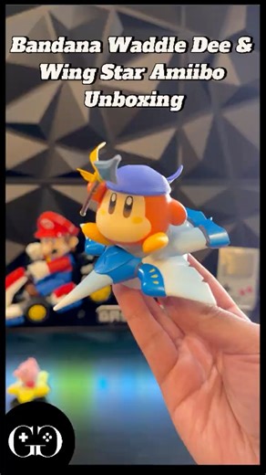 Bandana Waddle Dee & Winged Star Amiibo! #nintendo #kirby #unboxing #amiibo #switch