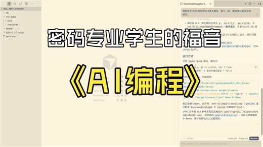 编程小白利用AI编程实现密码学算法