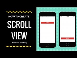 How To Create A Scroll View In Xcode 9.0 (Swift 4.0)