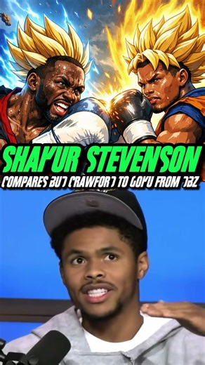 Shakur Stevenson Says Sparring Bud Crawford Felt Like Dragon Ball Z 😳🔥