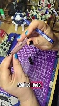 mini no tutorial de como aplicar el Gundam Marker #bandai #gundam #gunpla #hobby