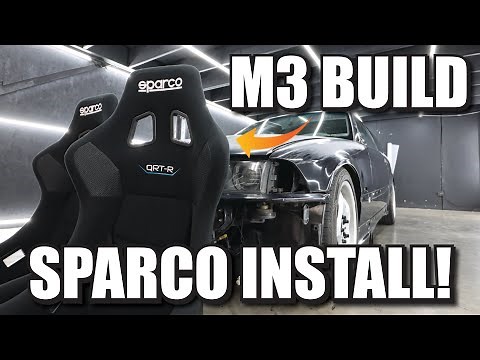 MY FIRST SET OF SPARCO SEATS! (E36 M3 Rear Seat Delete and Sparco Seat FULL INSTALL)