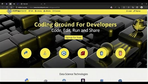Best online Compilers | For all languages | Top free online compilers | Programming on Mobile |