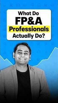 What do FP&A Professionals Actually do? | Financial Planning & Analysis | Fintelligents #shorts