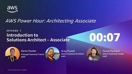 AWS Power Hour: Architecting Associate | S1 E1 | Introduction to Solutions Architect - Associate (SAA-C03)