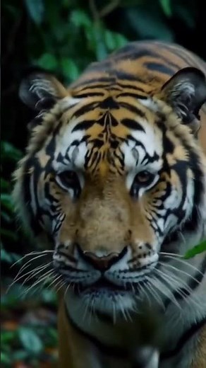 Close-Up With a Wild Tiger in Dense Forest 🐅🔥 | Real Jungle Encounter