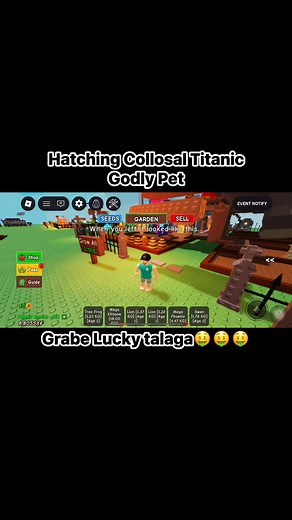 Hatching Collosal Titanic Godly Pet #growapet | Cyrus Vlog
