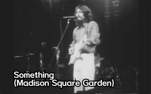 George Harrison - Something (Madison Square Garden)