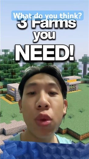 3 Must-Have Minecraft Farms (Easy → Hard) 🤯 | The Last One Is INSANE!