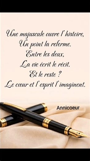 Entre la Majuscule et le Point...