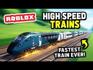 Driving The FASTEST HIGH SPEED Train.. | Roblox British Railway