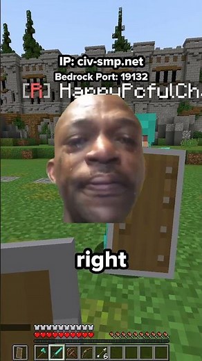 This Minecraft server literally allows bridging hacks