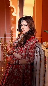 ShootEx Studios | Royal hues, intricate details & a bridal dream ✨ Crafted to perfection. Makeup shoot, bridal shoot, Lehanga, studio, makeup #BridalLook... | Instagram