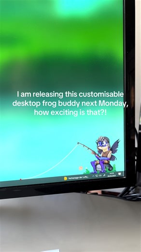 Customizable Desktop Frog Buddy Release Announcement