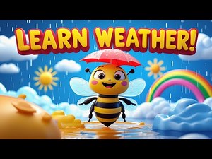 Toddler Learning Weather | Fun & Educational Video for Kids [Preschool, Kindergarten] 🌈⛅