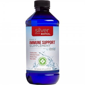Silver Biotics Colloidal Nano SilverSol 10 PPM 16OZ 473ML
