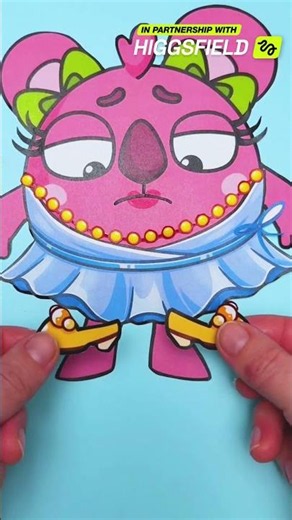 🐨 Boneca de Papel | Faça um Coala de Papel