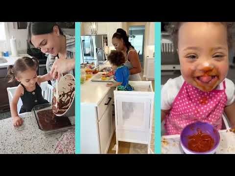 The Guidecraft Kitchen Helper is the Safest Toddler Step Stool