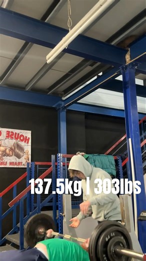 04/12/2023 bench press one rep max PR 137.5kg | 300lbs +
