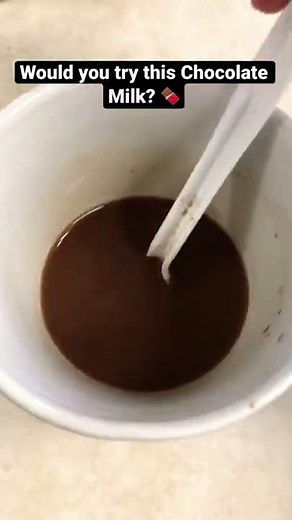 How to properly make Nesquik Chocolate Milk 🥛 #shorts #food