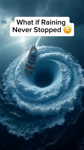 What if raining never stopped 😳 #raining #rainyday | History Mystery Tok