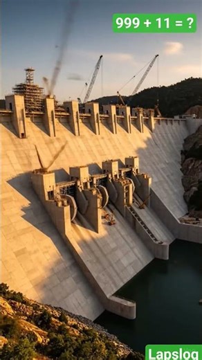 This is how a MEGA DAM is built#Shorts