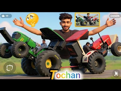 Aaj Swaraj And John Deere tractor ka tochan kr diya 🤯 Indian vehicles simulator 3D