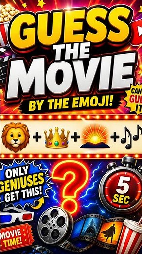 🎬 GUESS THE MOVIE OR TV SHOW BY THE EMOJI! 🍿 | Ultimate Emoji Quiz Challenge 🤔🔥 #movietrivia #games